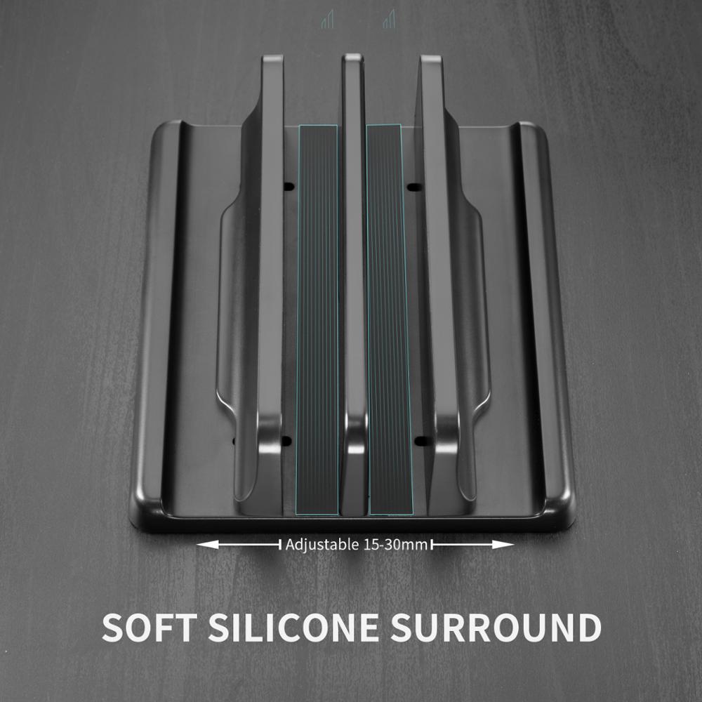 Adjustable Vertical Laptop Stand for Macbook and Tablets