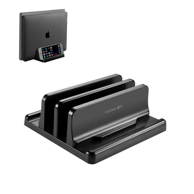 Adjustable Vertical Laptop Stand for Macbook and Tablets