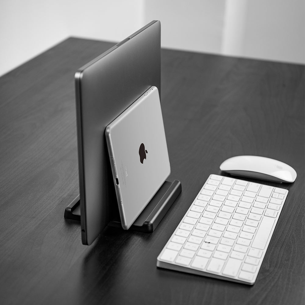 Adjustable Vertical Laptop Stand for Macbook and Tablets